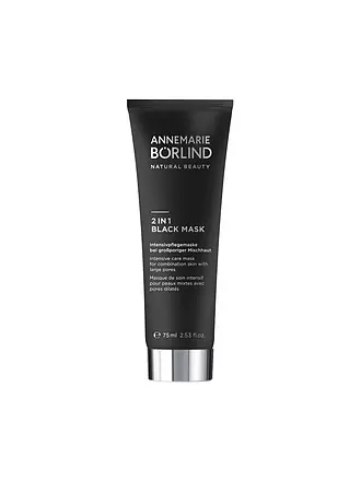 ANNEMARIE BÖRLIND | 2 IN 1 BLACK MASK 75ml | 
